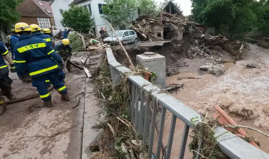 Hochwasserschäden in Deutschland
