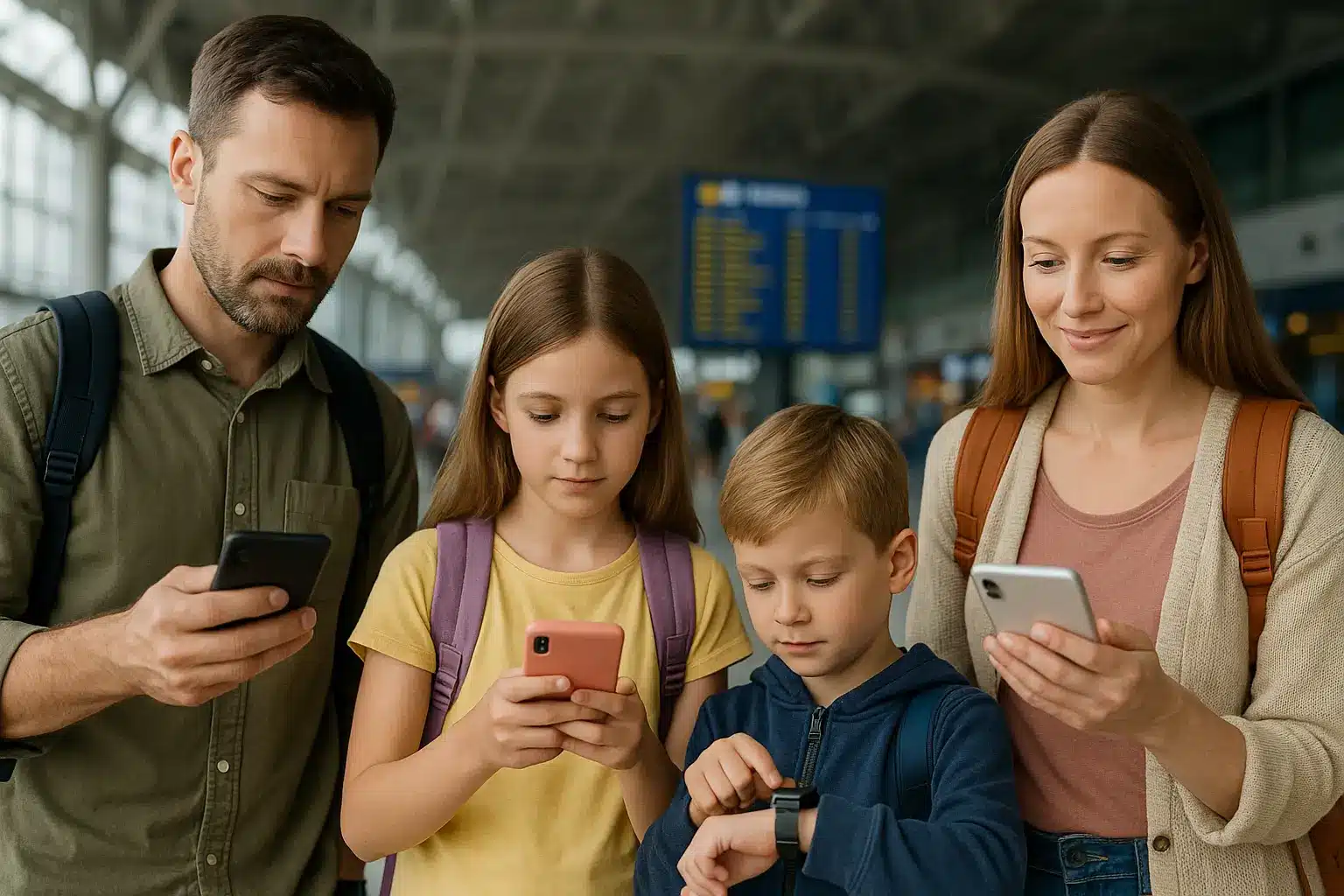 Familienfreundliches GPS-Sharing