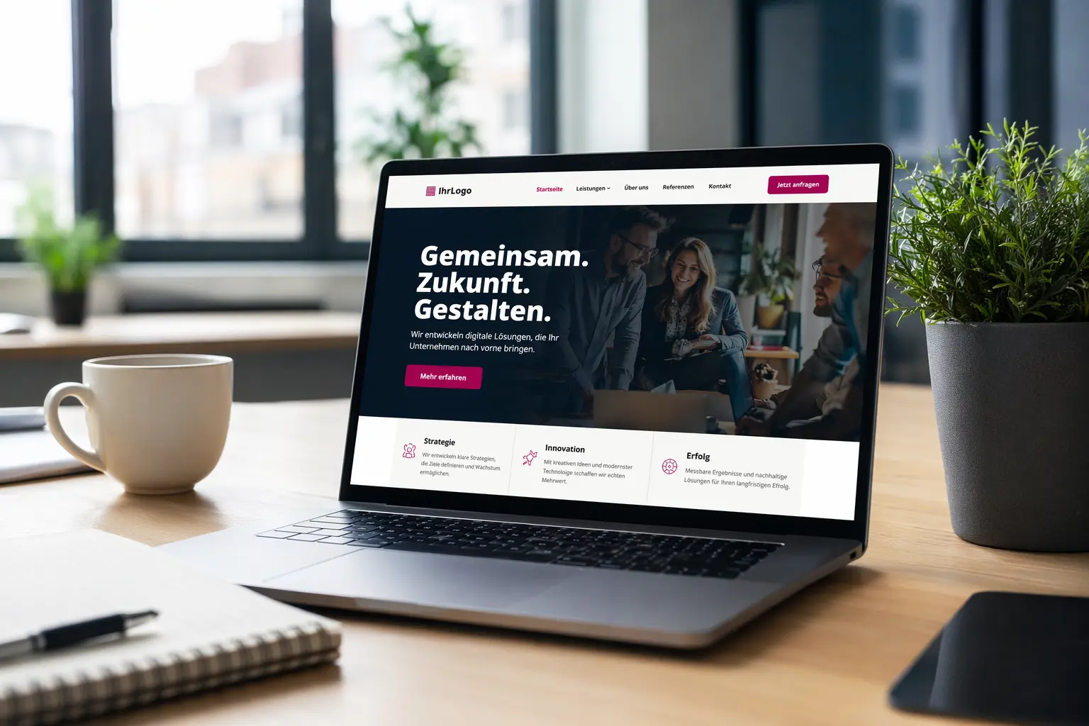 Unternehmens-Homepage